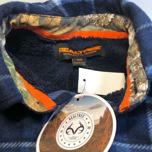 Realtree Fleece Shacket Men’s Small NWT - Picture 13 of 14